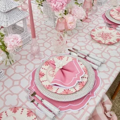 White Swirl Outdoor Glasses (Set Of 6)|Mrs. Alice Best