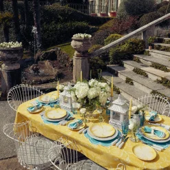 Yellow Capri Lettuce Dinner & Starter Plates (Set Of 8)|Mrs. Alice New