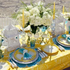 Yellow Capri Lettuce Dinner & Starter Plates (Set Of 8)|Mrs. Alice New