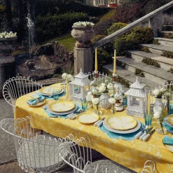 Yellow Capri Lettuce Dinner Plate|Mrs. Alice Discount