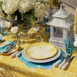 Yellow Capri Lettuce Dinner Plate|Mrs. Alice Discount