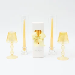 Yellow Melograno Candlescape|Mrs. Alice
