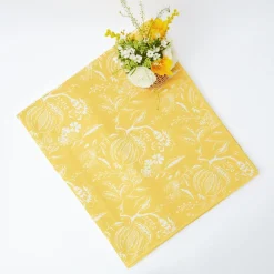 Yellow Melograno Tablecloth|Mrs. Alice Clearance