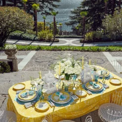 Yellow Melograno Tablecloth|Mrs. Alice Clearance