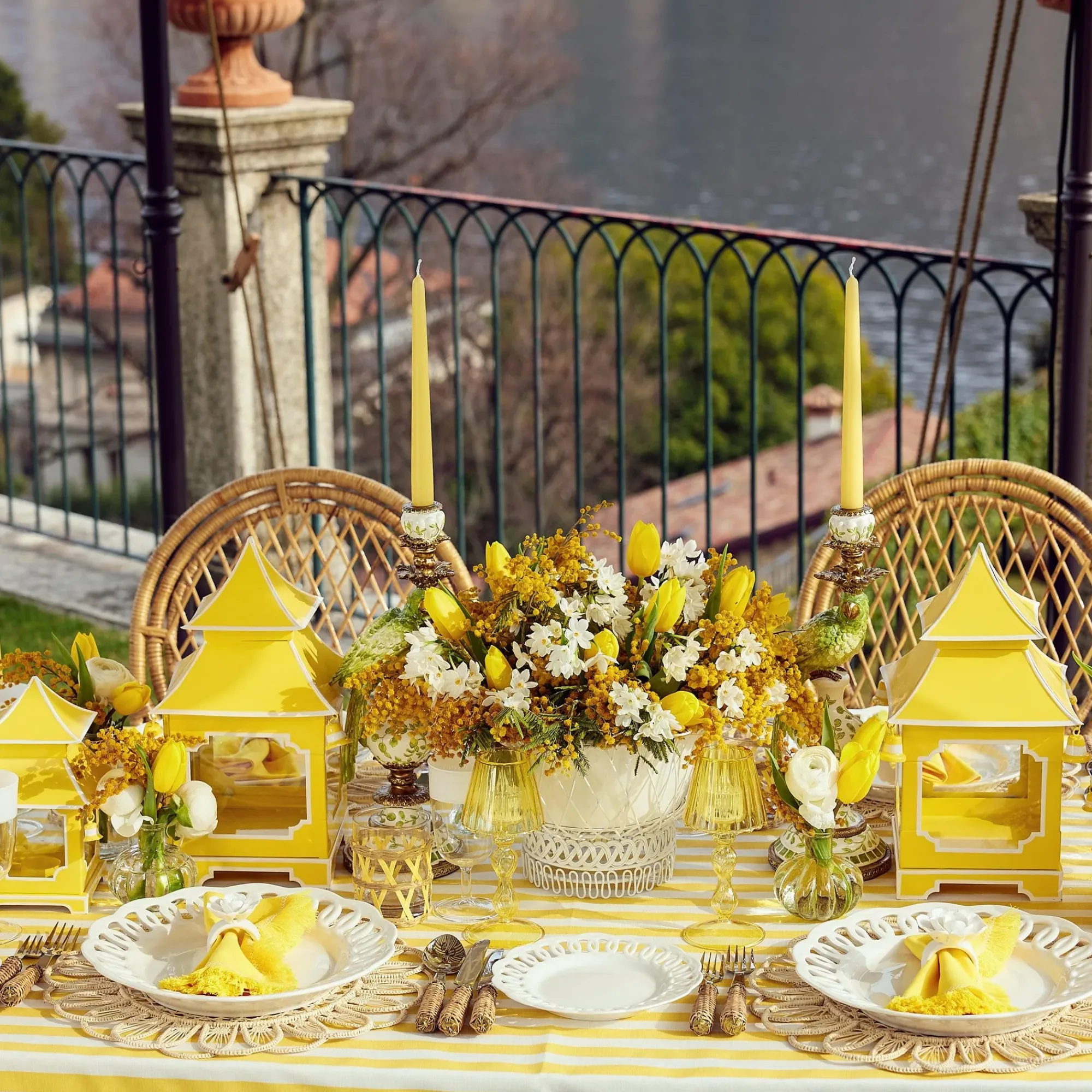 Yellow Pagoda Lantern|Mrs. Alice New
