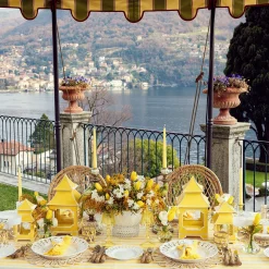 Yellow Pagoda Lantern Set|Mrs. Alice Sale