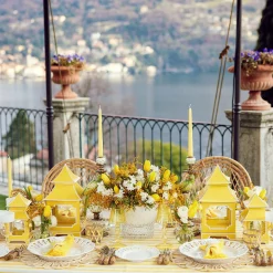 Yellow Pagoda Lantern Set|Mrs. Alice Sale