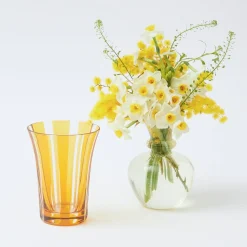 Yellow Positano Glasses (Set Of 4)|Mrs. Alice
